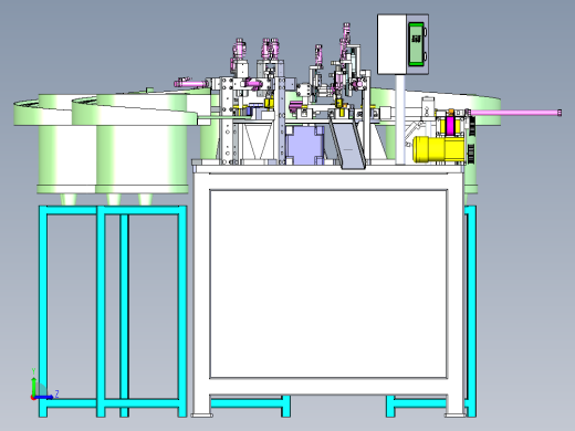 电磁阀接线盒自动装配机方案左视缩略图