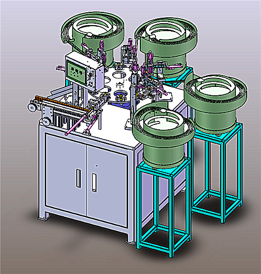 电磁阀接线盒自动装配机方案