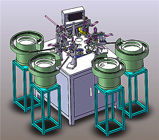 电磁阀接线盒自动装配机方案