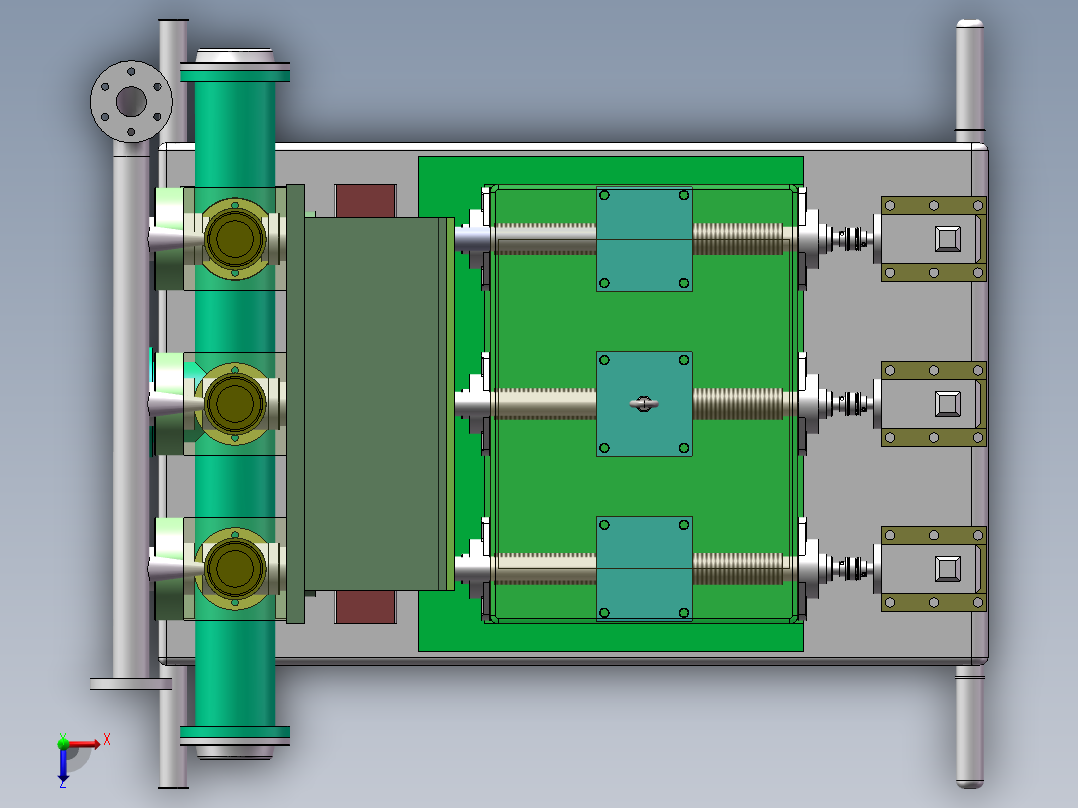 数控钻泥浆泵的设计（全部结清）俯视图