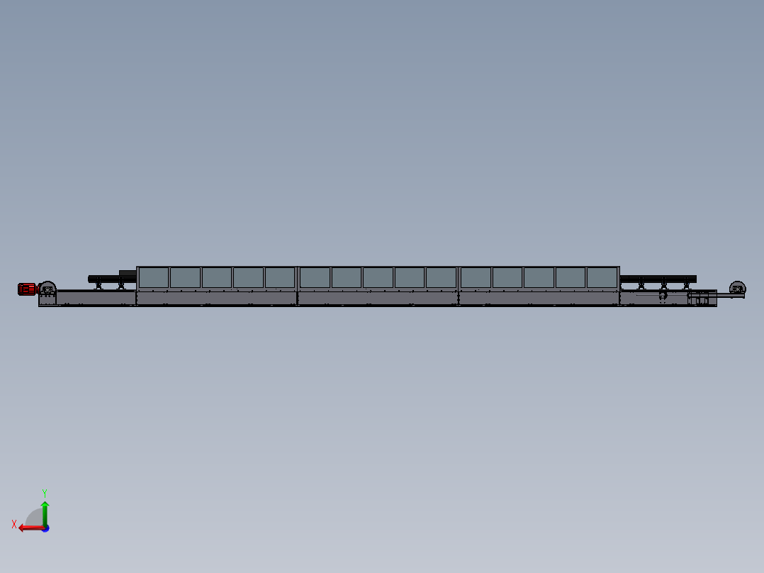 B50-即插即用输送带后视图