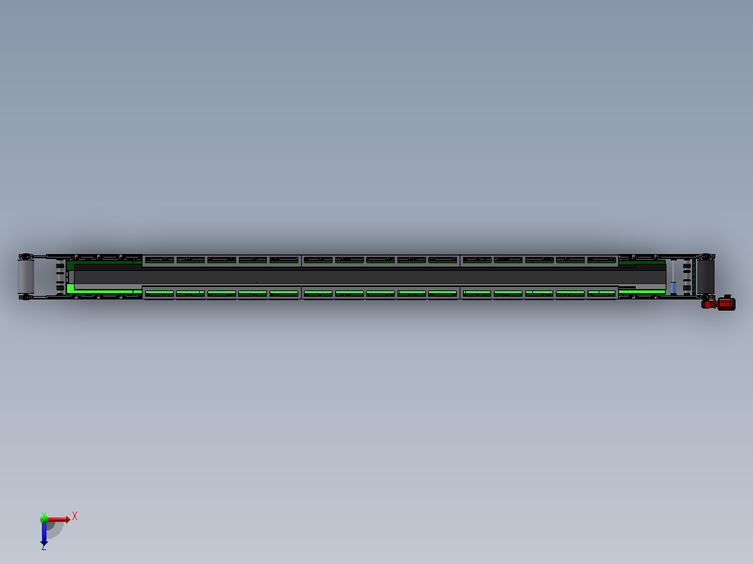B50-即插即用输送带俯视图