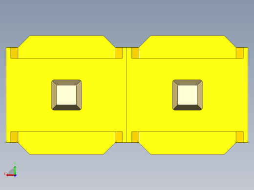 彩色公头100mil（2.54mm）系列-DS1021_yellow_1x02p_100mil_Type5_rev1.0后视缩略图