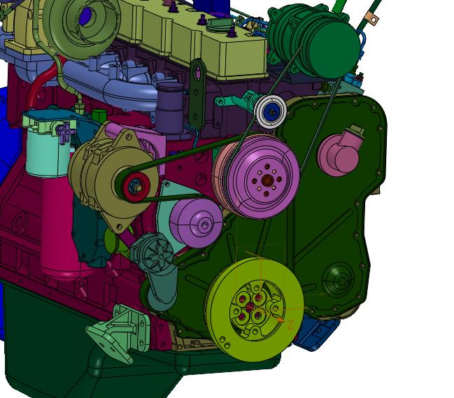 六缸增压多缸柴油引擎机