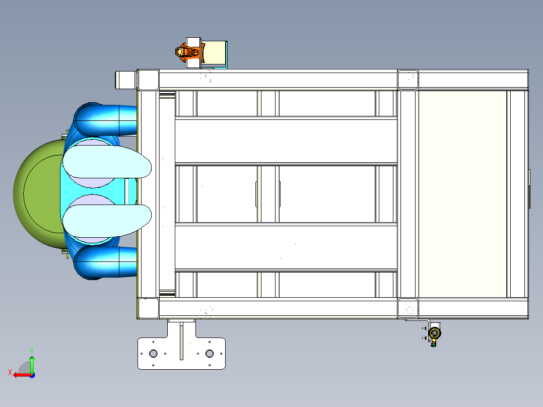 正逆转试验台后视图