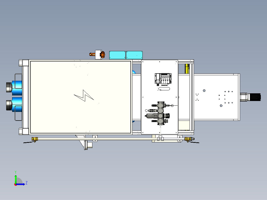 正逆转试验台左视图