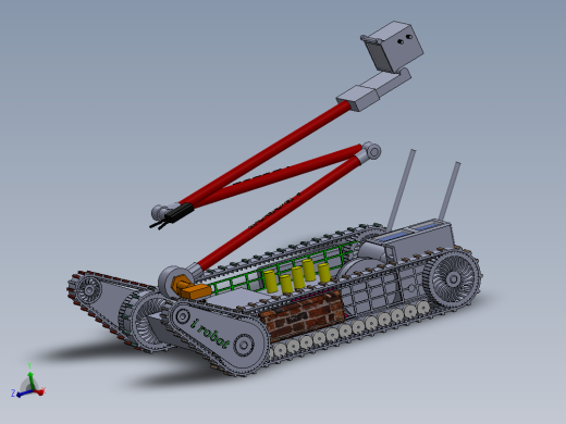 I Robot履带车机器人