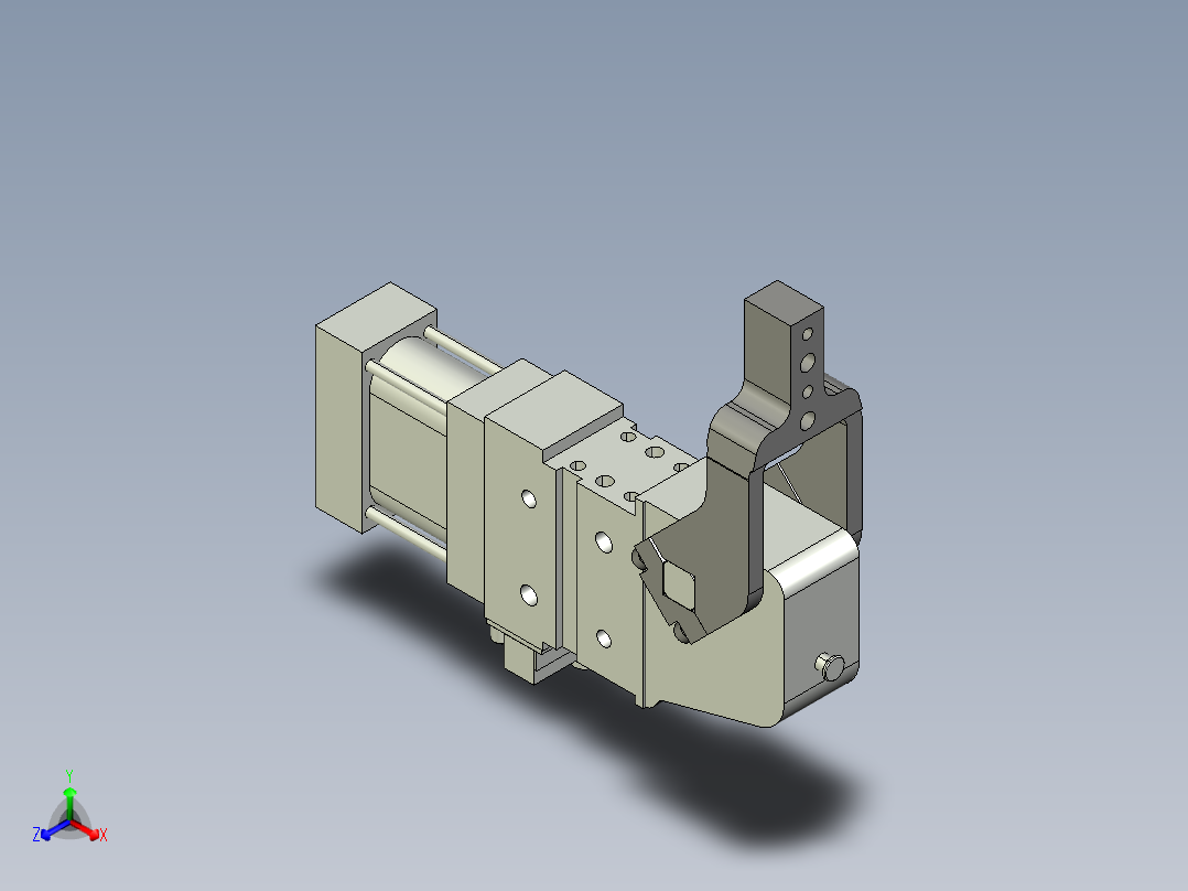 德克斯TUNKERS气缸数模V50.1 A10 T12 5~44主视图