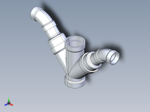 船舶管路系统S12_SeaDrainPLUS_DoubleComboReducingWye-SxSxSxS_37E268232_3x2in Sea Drain Plus - Double Combo Reducing Wye - SxSxSxS
