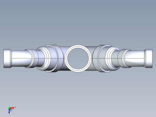 船舶管路系统S12_SeaDrainPLUS_DoubleComboReducingWye-SxSxSxS_37E268232_3x2in Sea Drain Plus - Double Combo Reducing Wye - SxSxSxS俯视缩略图