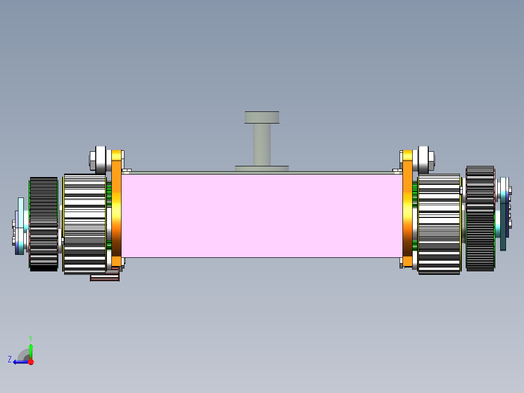 摆臂式爬楼梯越障履带车1422354==112右视图