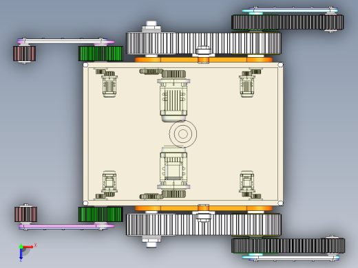 摆臂式爬楼梯越障履带车1422354==112俯视缩略图
