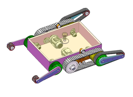 摆臂式爬楼梯越障履带车1422354==112缩略图