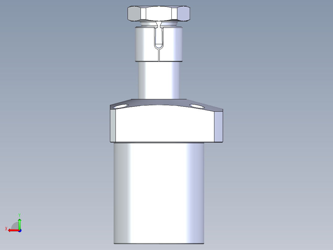KOSMEKLHA0650-SL-Q15多系列多零件图纸模型后视图