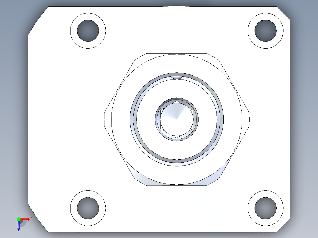 KOSMEKLHA0650-SL-Q15多系列多零件图纸模型俯视图