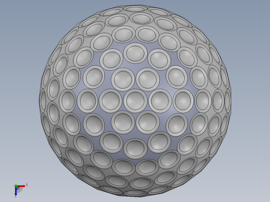 高尔夫球21俯视图