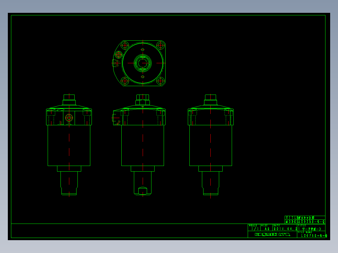 KOSMEKLC0752-G-Q多系列多零件图纸模型多系列多零件图纸模型