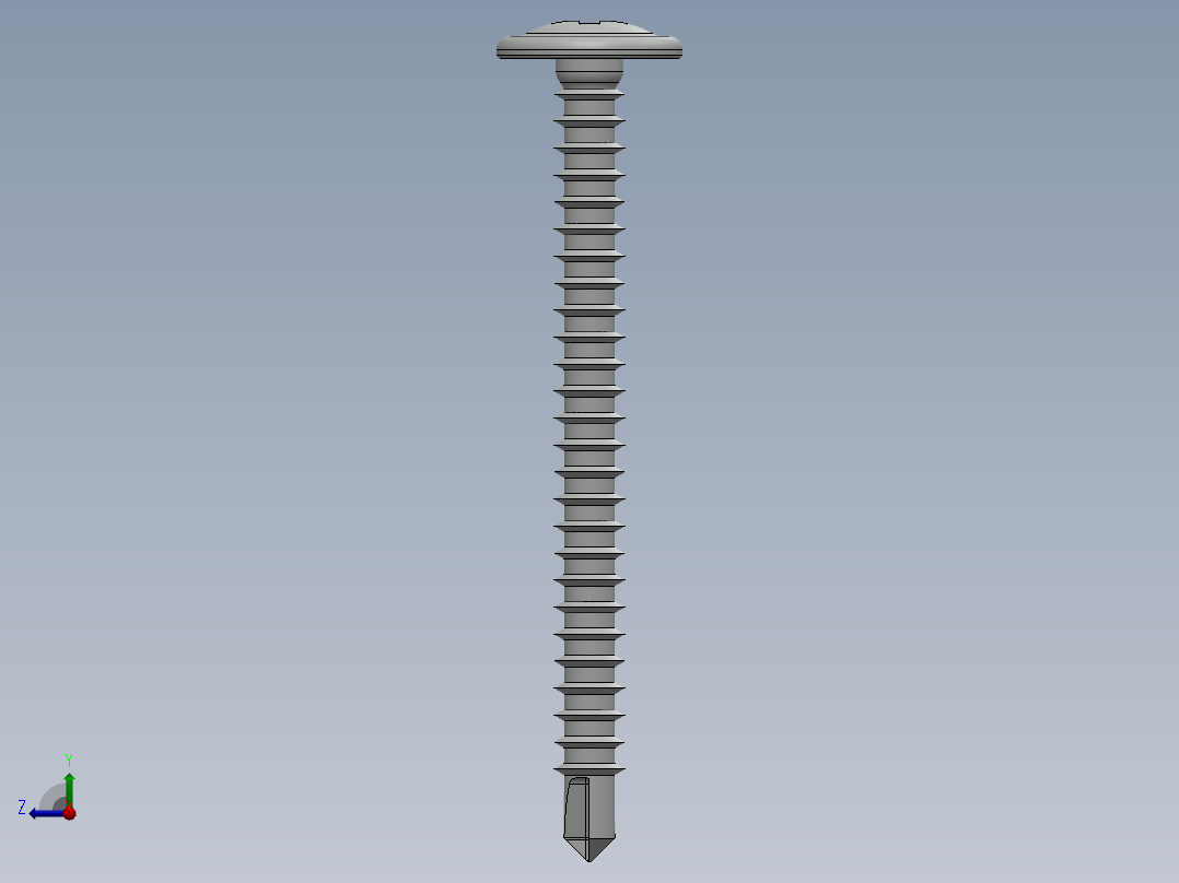 紧固件-Drill-Tip Saucer Screw-02右视图