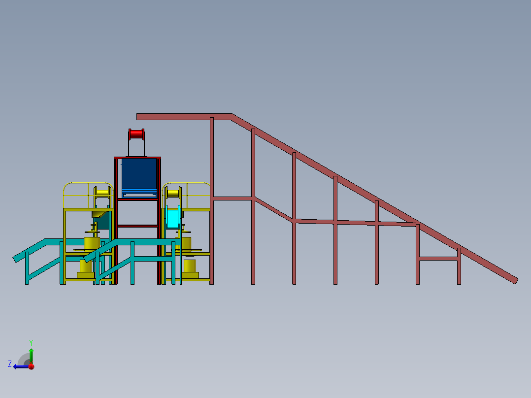 核桃自动筛皮生产线sw17右视图