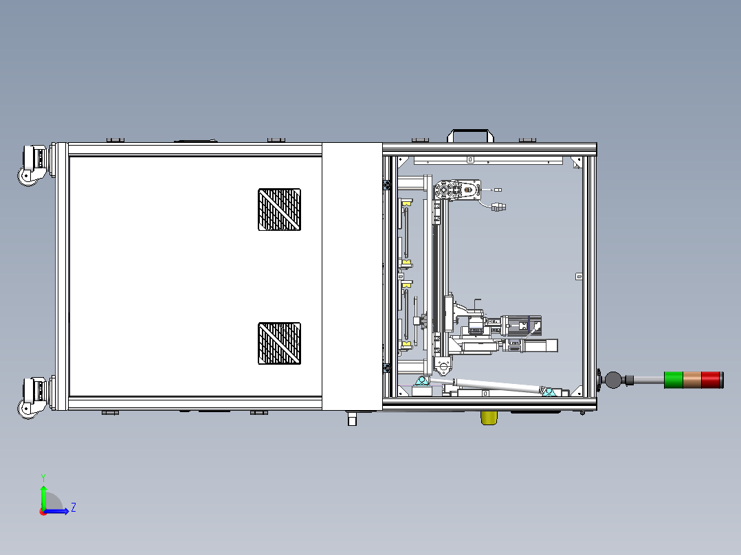 手机自动MC测试机sw21可编辑左视图
