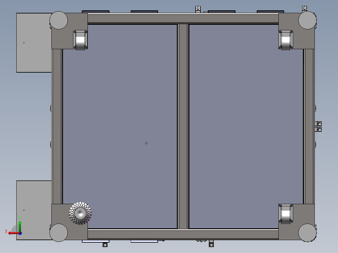 汽车零配件压装机sw22可编辑后视图