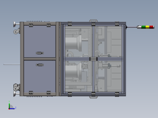 汽车零配件压装机sw22可编辑左视缩略图
