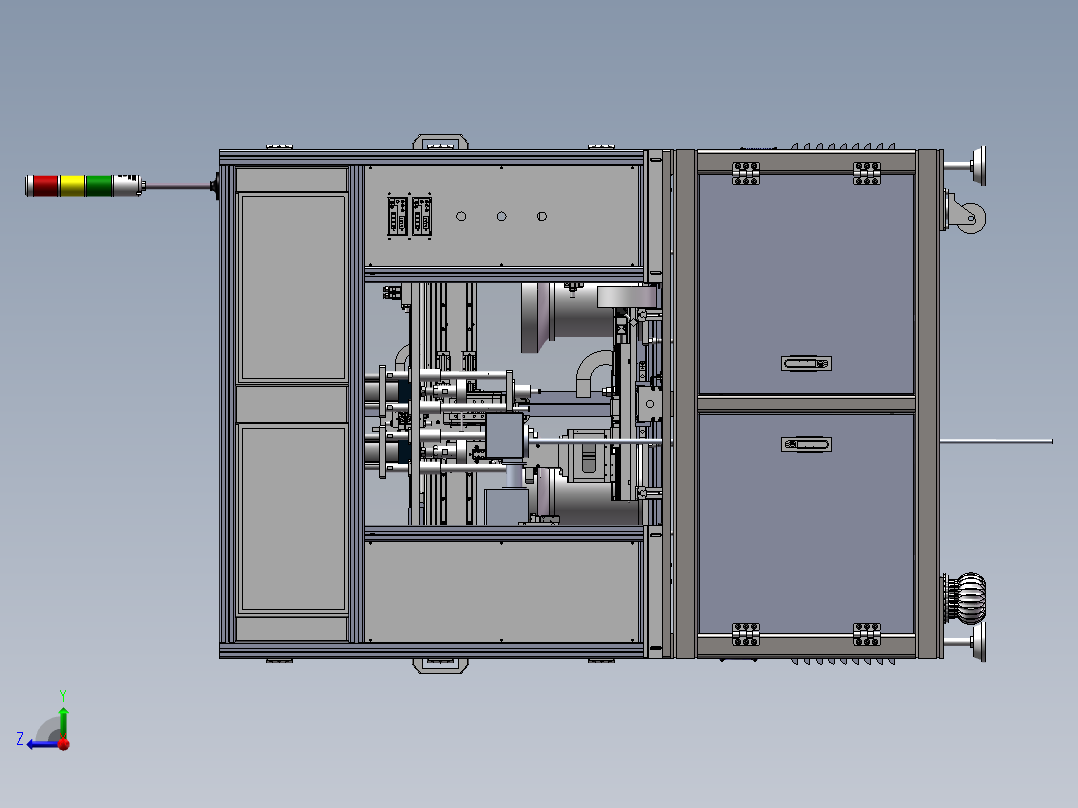 汽车零配件压装机sw22可编辑右视图