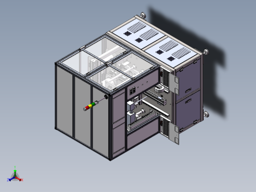 汽车零配件压装机sw22可编辑正等轴测缩略图