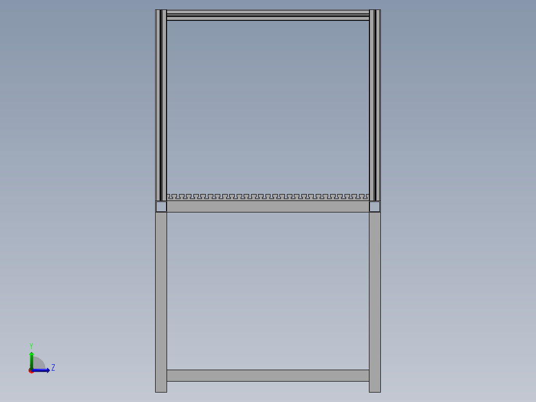 汽车门把门夹具左视图