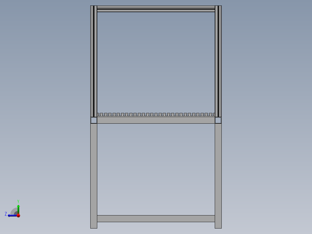 汽车门把门夹具右视图
