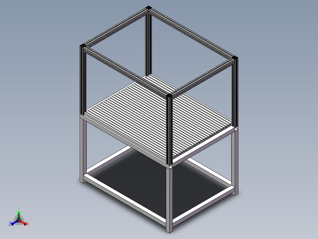 汽车门把门夹具正等轴测图