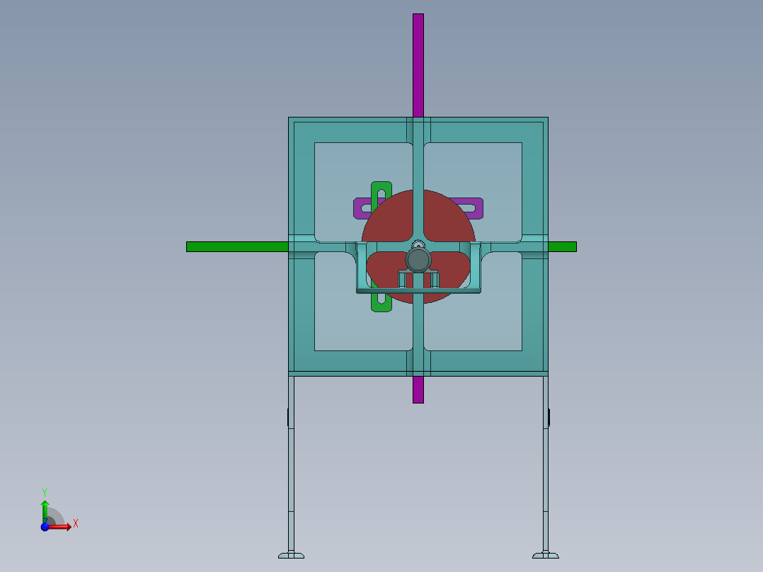 A3003257-将圆形运动转换为线性运动的系统前视图