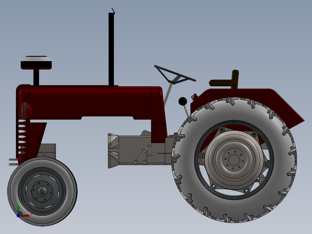 拖拉机、四轮车(9)前视图