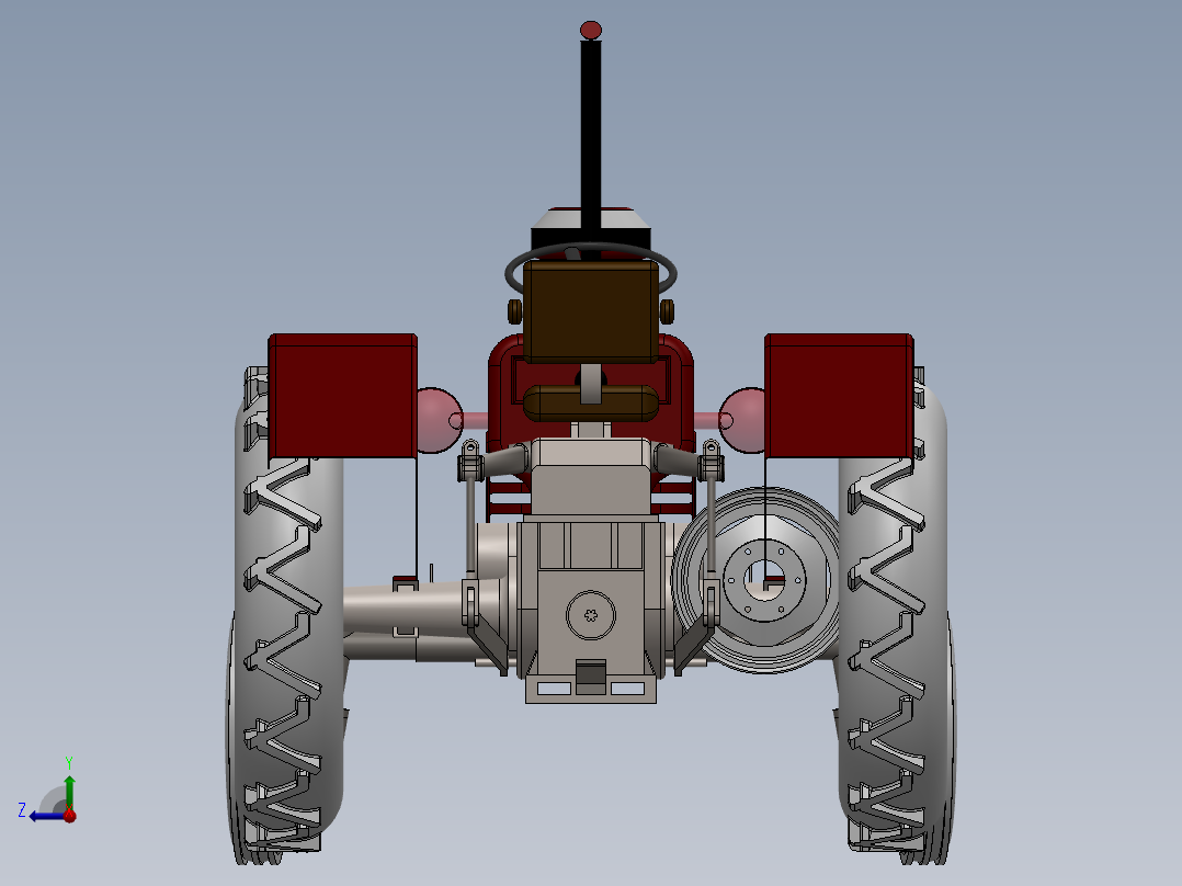 拖拉机、四轮车(9)右视图