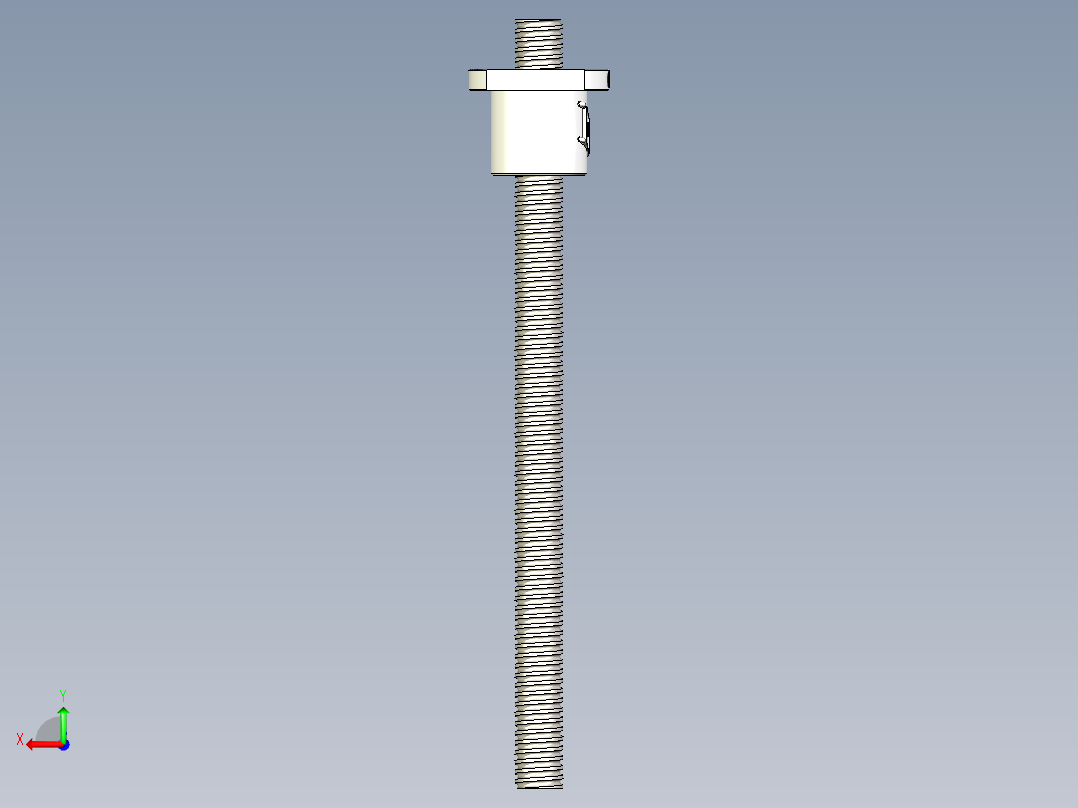 SFT滚珠丝杆后视图