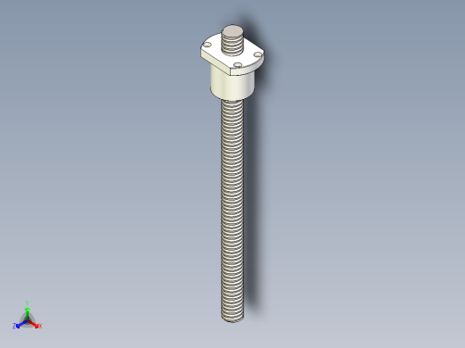 SFT滚珠丝杆正等轴测缩略图