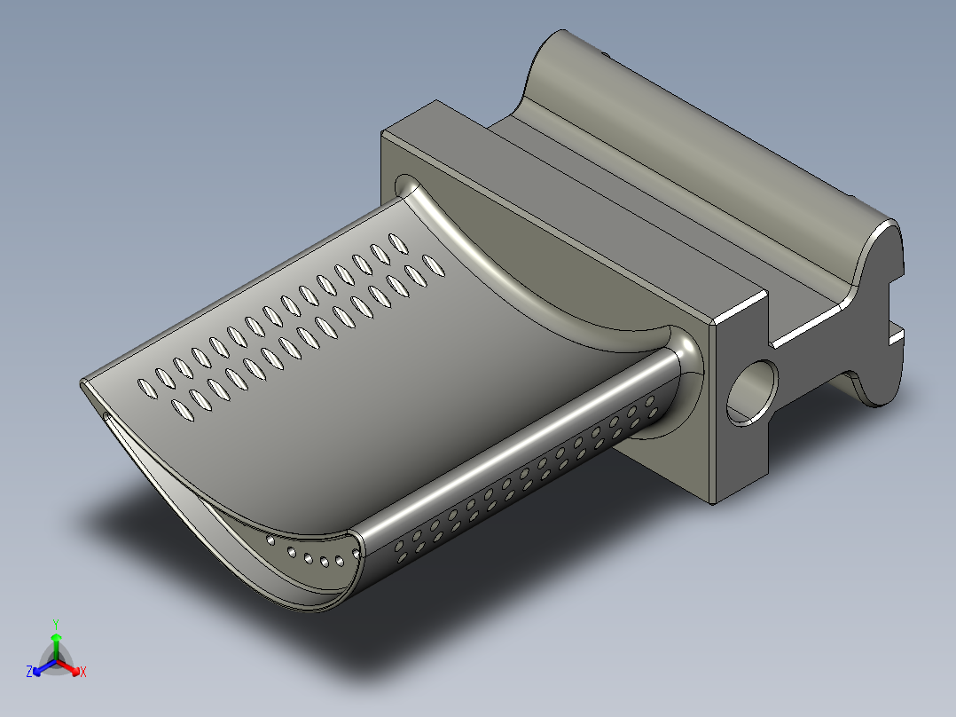 涡轮(11)正等轴测图