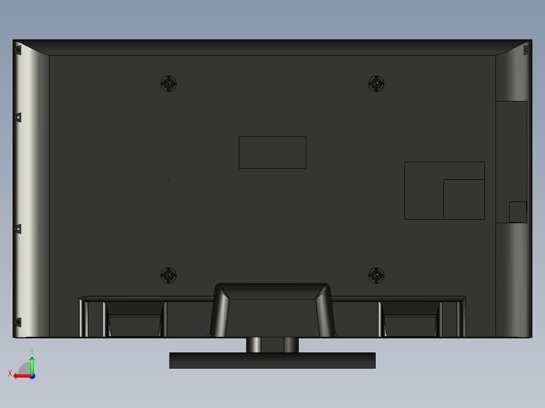 B3004371-电视 - 42英寸 E-Led后视图