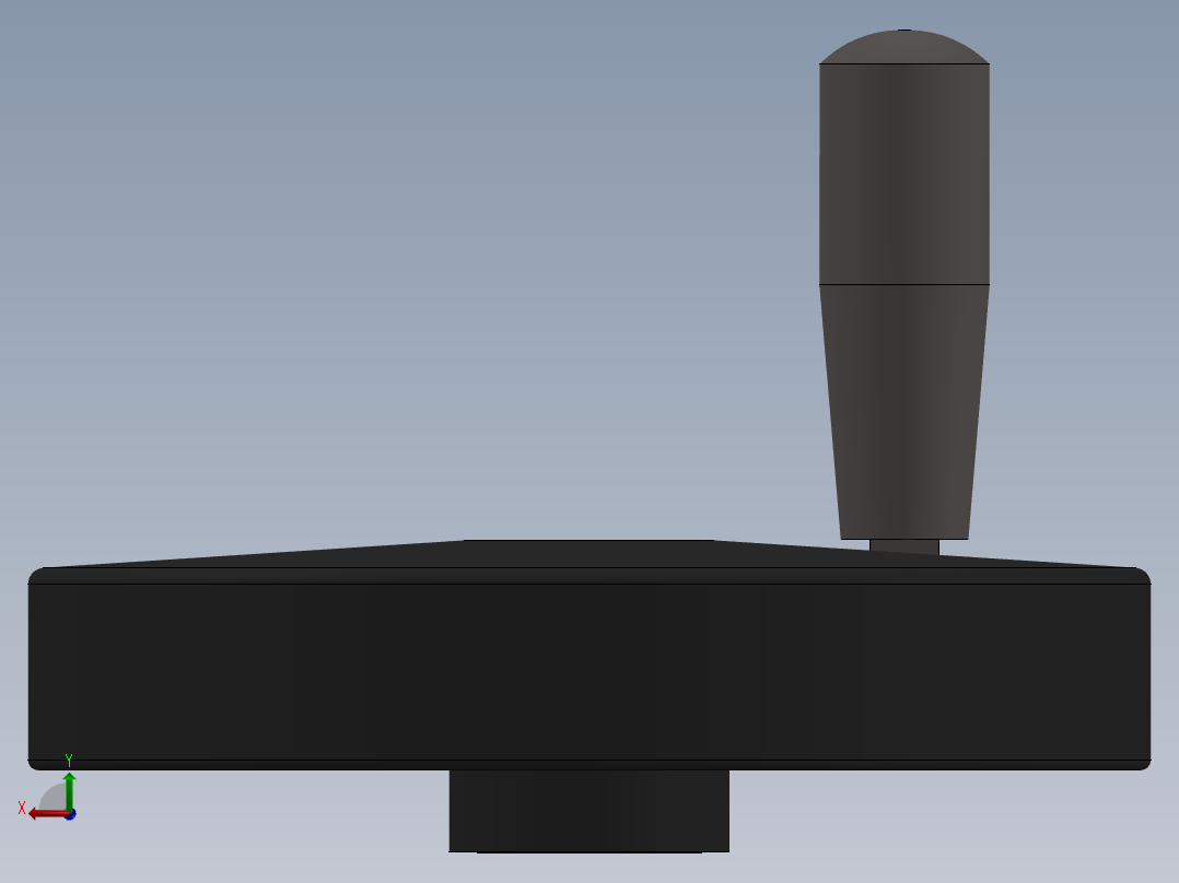 盘式方向盘手柄rebatible-Tecnopolimero_vds-Elesa diam 175mm后视图