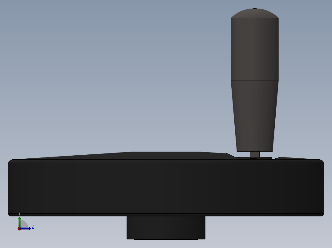 盘式方向盘手柄rebatible-Tecnopolimero_vds-Elesa diam 175mm左视图