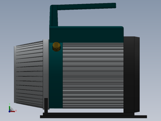 ump小型真空泵模型前视缩略图
