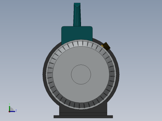 ump小型真空泵模型左视缩略图