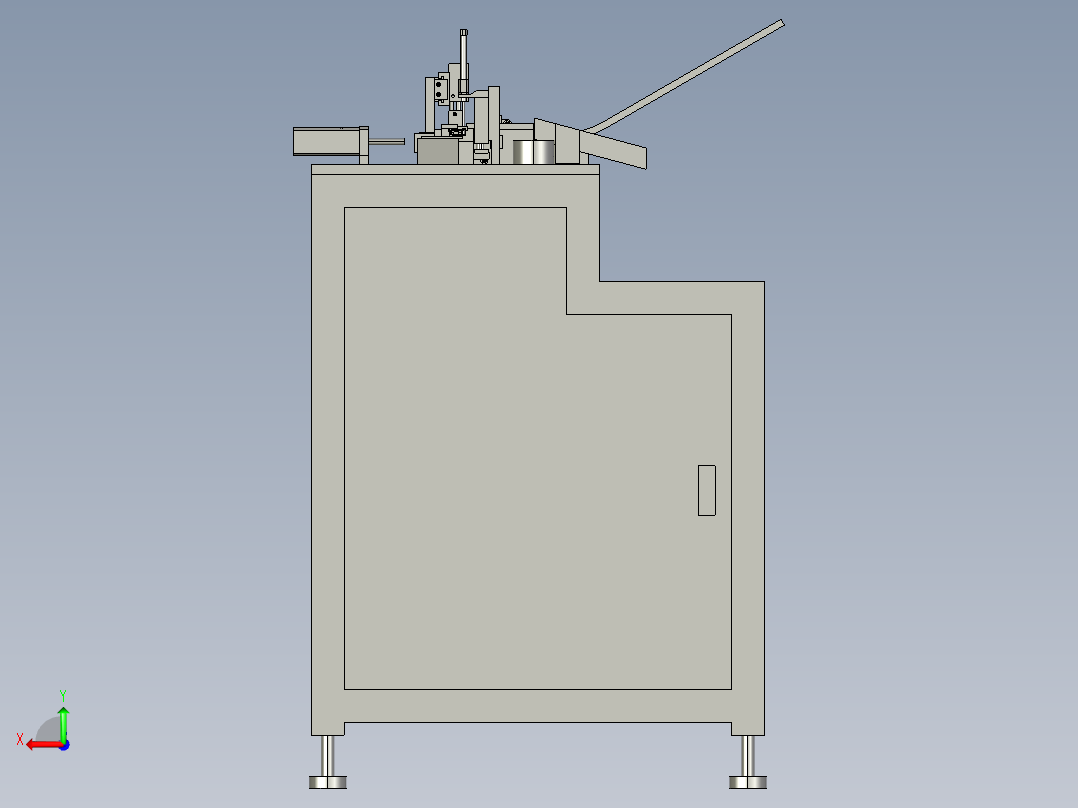 USBA母侧插DIP加铁壳后视图