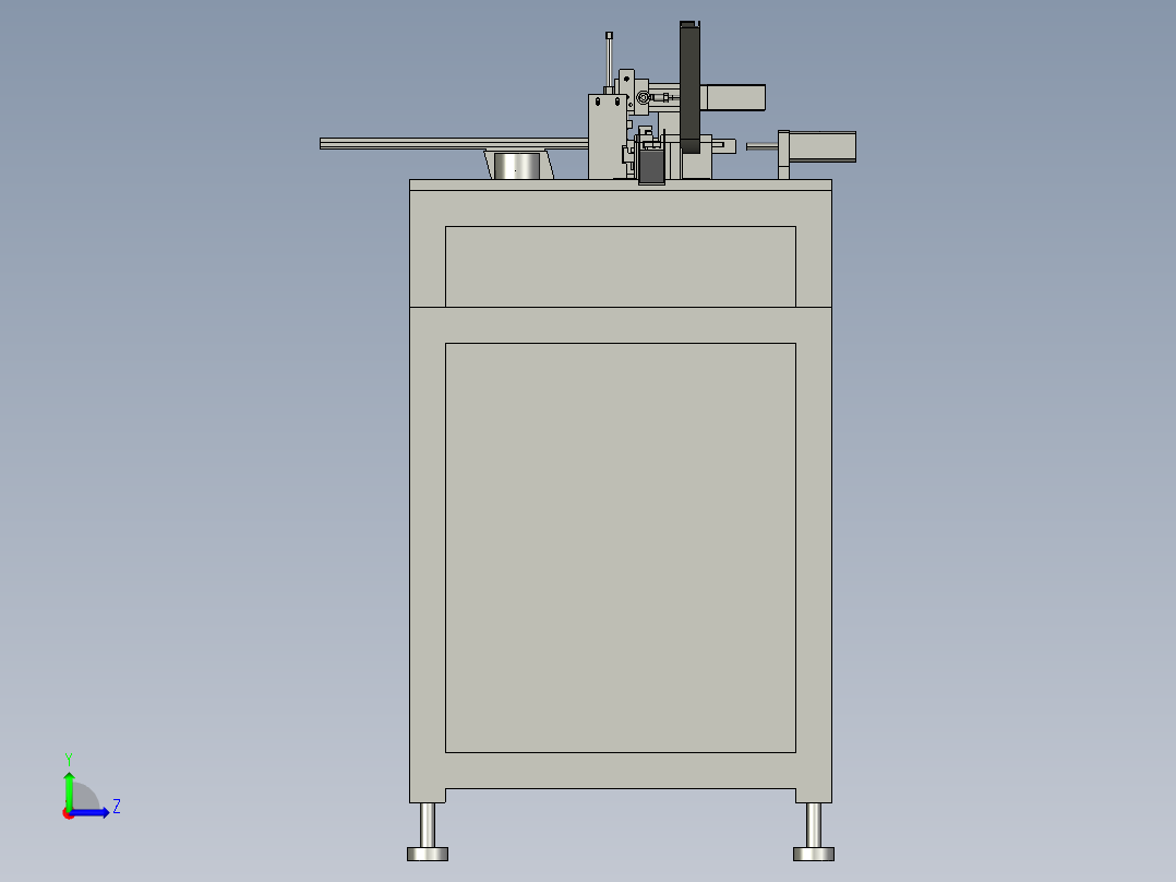 USBA母侧插DIP加铁壳左视图