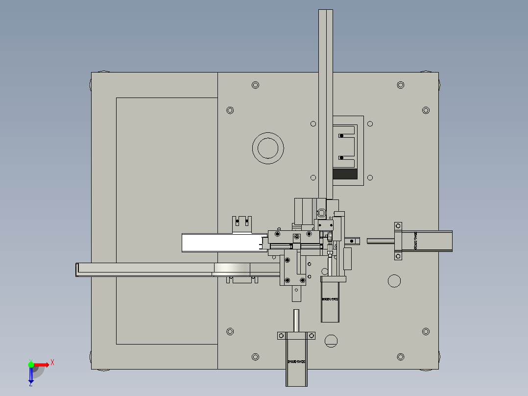 USBA母侧插DIP加铁壳俯视图