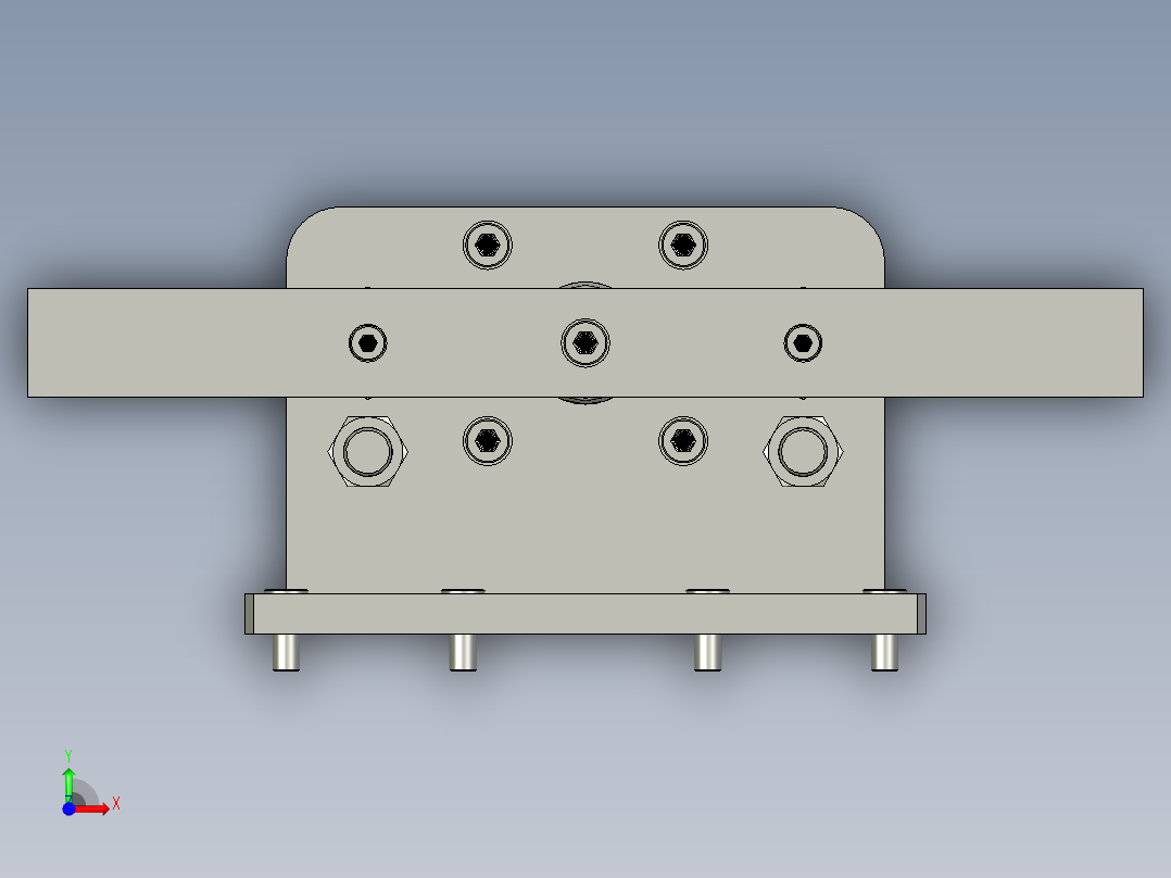 推出机构装配1116前视图