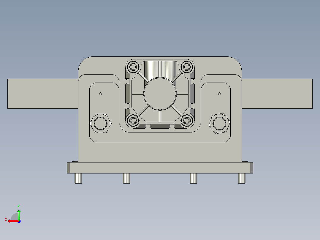 推出机构装配1116后视图
