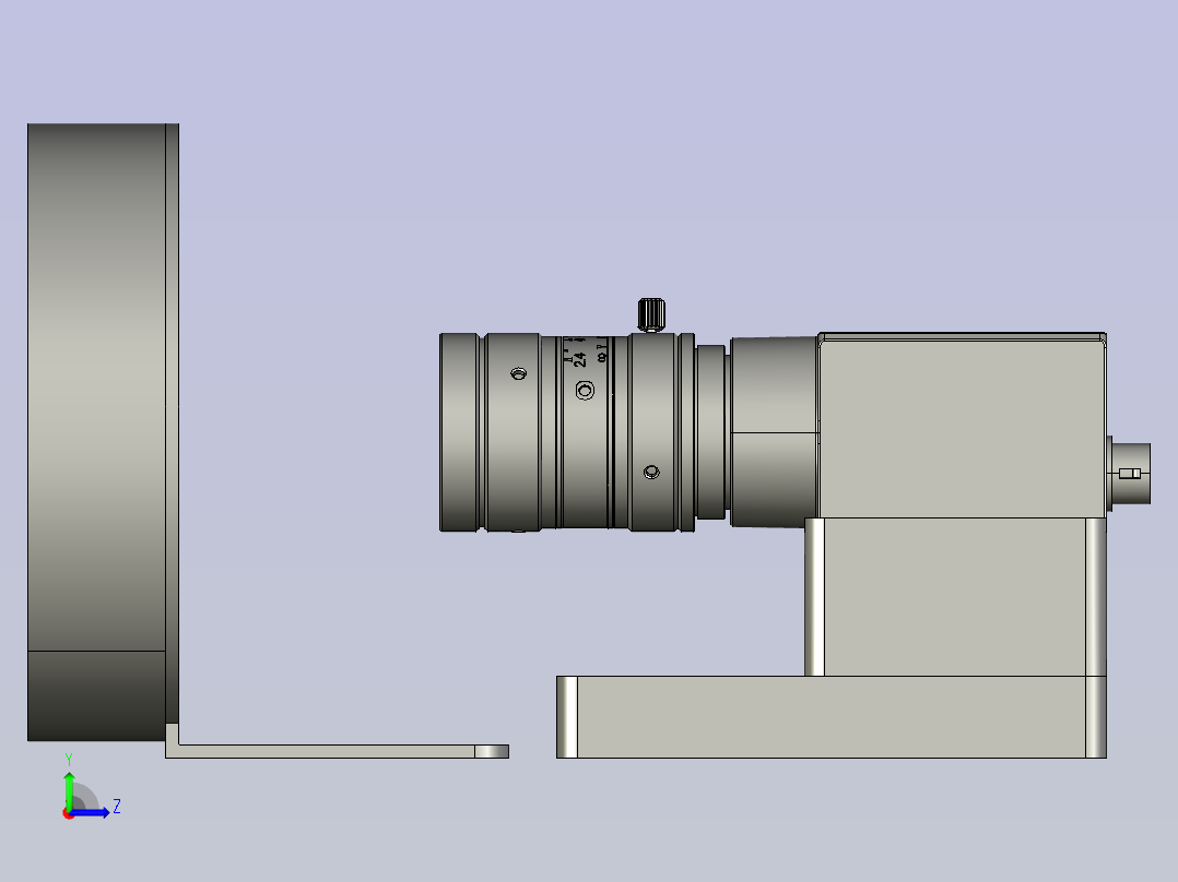 相机光源组合1左视图