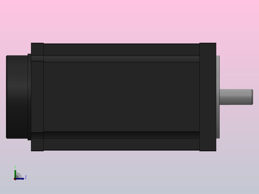 110╱130两相步进电机[130J18252-470]左视图