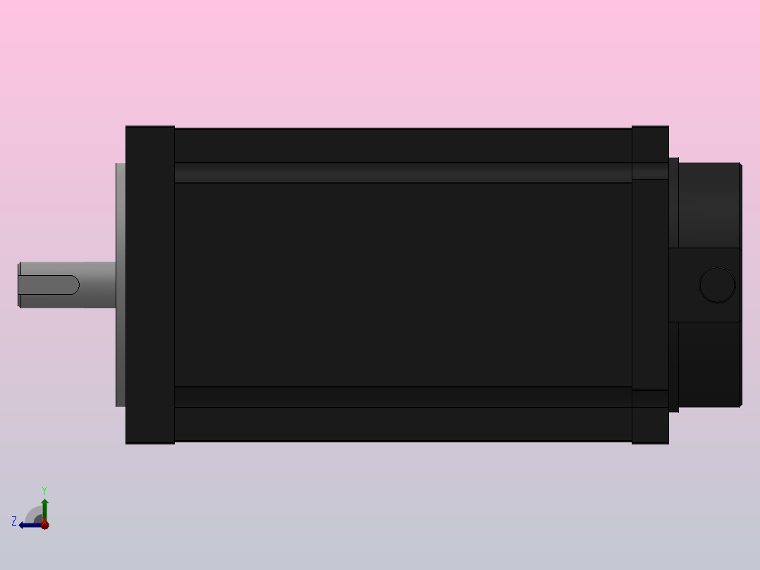 110╱130两相步进电机[130J18252-470]右视图